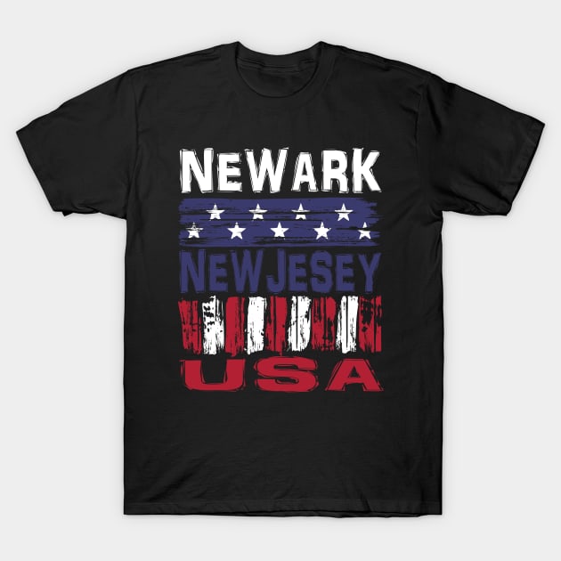 Newark New Jersey USA T-Shirt T-Shirt by Nerd_art